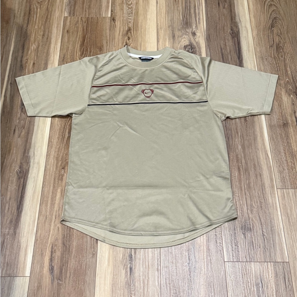 Nike Men's Beige Short Sleeve Tee